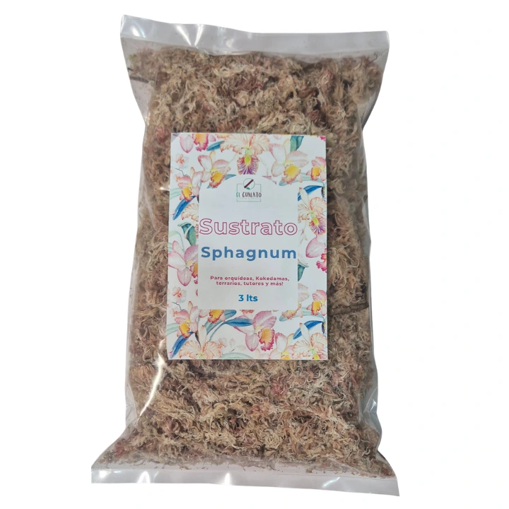 Musgo Sphagnum 3 lts