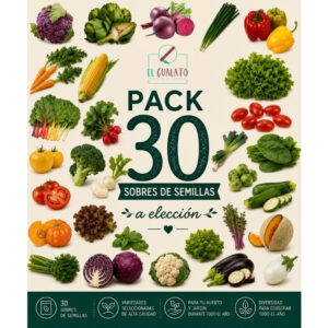 Pack de semillas de huerta: 30 sobres a elección