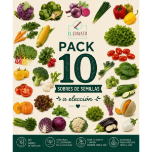 Pack de semillas de huerta: 10 sobres a elección