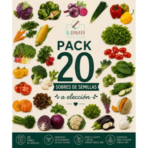 Pack de semillas de huerta: 20 sobres a elección