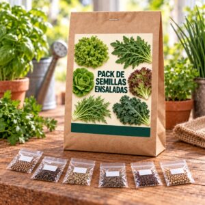 Pack de Semillas hortalizas de hoja